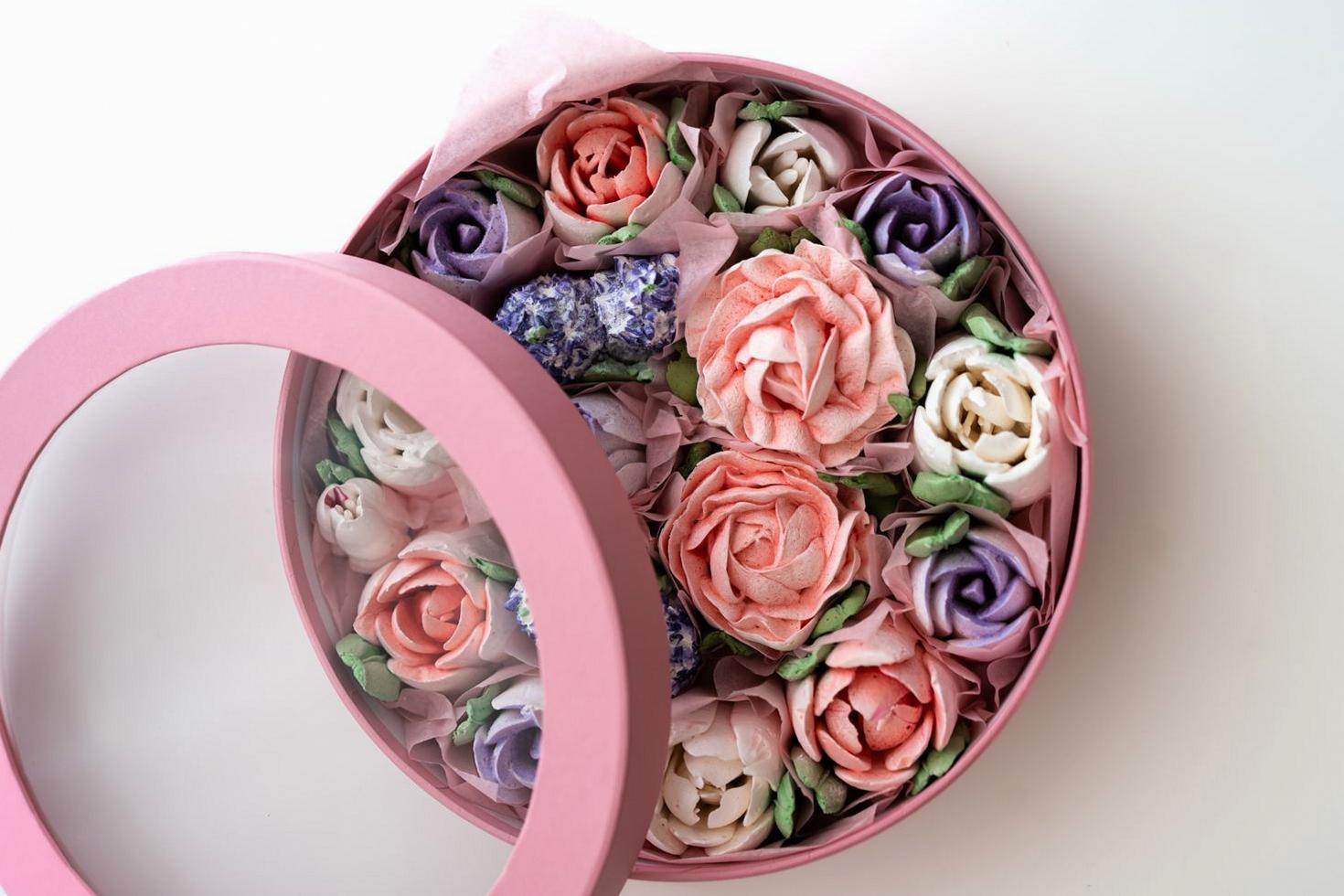 Exquisite boxed floral arrangement