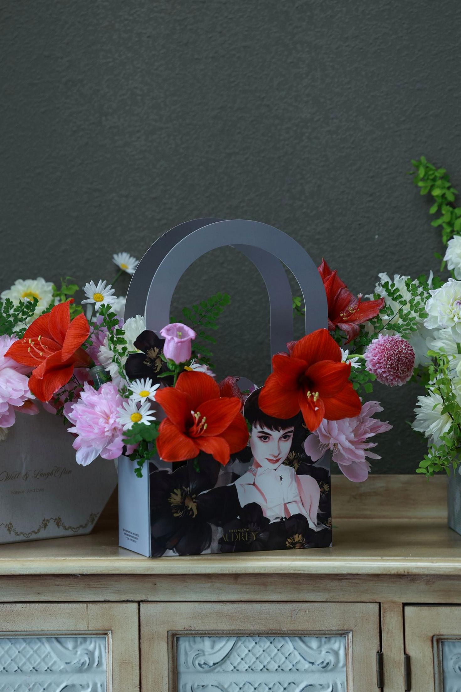 Floral arrangement in Sydney studio